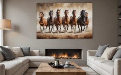 Unlock Prosperity: Vastu Tips for Placing 7 Running Horses Painting in Your Home